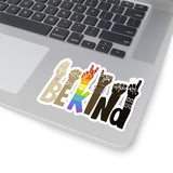 1 Pcs Sticker Decor Be Kind Sign Language Vinyl Waterproof Sticker Kindness Diversity Kiss-Cut Stickers | Pride | Rainbow | LGBTQ | Sticker size custom Sticker for Laptop Decal Wall Laptop Bumper Stic ASIN: B08XTG4MQZ