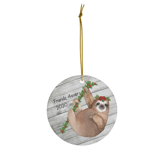 Round Ceramic Ornaments