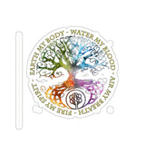 1 Pcs Sticker Decor Earth My Body, Water My Blood, air My Breath, fire My Spirit Sticker,Tree of Life Sticker, The Tree of Life Viking Size Custom Sticker for Laptop Decal Wall Laptop Full Size ASIN: B0957H851Y