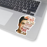 1 Pcs Sticker Decor Frida Kahlo Quote Sticker, Feminist Sticker, Frida sticker, Frida Kiss-Cut Stickers size custom Sticker for Laptop Decal Wall Laptop Bumper Sticker, car, Waterproof, Hydroflask, Ce