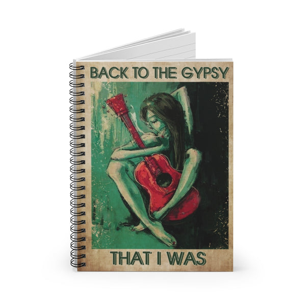 Spiral Notebook to My Daughter Back to The Gypsy That I was Fleetwood Mac Notebook Art, Woman Man's, Gifts for Her Him, Gifts for Man, Gifts for Woman Ruled Line