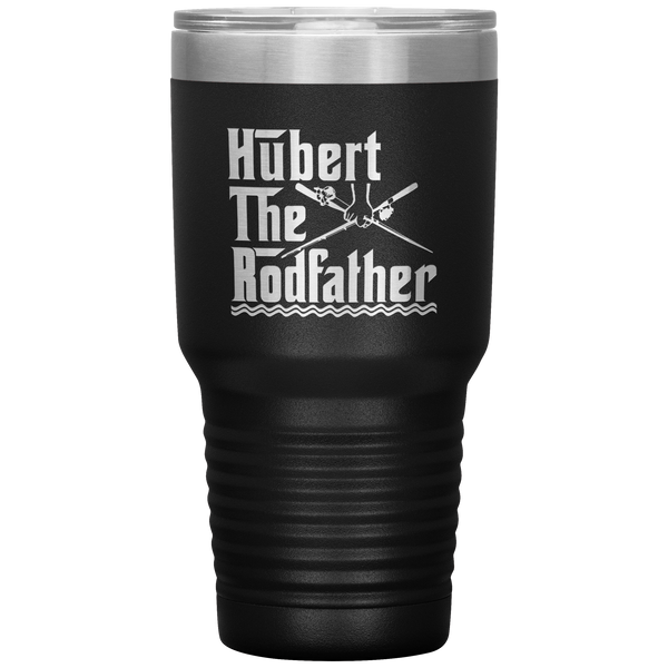 Hubert the Rodfather Sweet quote Personalized Fishing Tumbler For Dad The Rodfather Travel Mug Fathers Day Gift from Daughter or Son 30oz Stainless Steel Laser Etched Gifts Birthday, On Christmas Cool Color 1 ASIN: B08FDJQGZ8