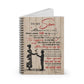 Spiral Notebook Meaningful Quote to My Son When I Asked God for an Angel He Sent Me You Gift for Man Woman Kitchen Wall Art Home, Man Woman Girl's Ruled Line
