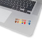 1 Pcs Sticker Decor We Rise together sticker, International Day of Families sticker, Equality sticker, Black lives matter sticker, LGBT sticker, Pride sticker size custom Sticker for Laptop Decal Wall