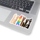 1 Pcs Sticker Decor Be Kind Sign Language Vinyl Waterproof Sticker Kindness Diversity Kiss-Cut Stickers | Pride | Rainbow | LGBTQ | Sticker size custom Sticker for Laptop Decal Wall Laptop Bumper Stic fixx