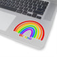 1 Pcs Sticker Decor Be Kind Rainbow Vinyl Waterproof Sticker Kindness Diversity Kiss-Cut Stickers | Pride | Rainbow | LGBTQ | Sticker size custom Sticker for Laptop Decal Wall Laptop Bumper Sticker, c