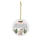 Christmas in Heaven Chair Ornament - Memorial Ornament - Loss of A Loved One - Bereavement - Memory Ornament - Poem