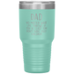 Dad 30oz Tumbler, Dad No Matter What Life Throws At You At Least You Don't Have Ugly Children, Black Insulated Cup Gifts For Father From