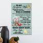 nhinthaygichuaknot24-1_641 	 Inspiration to My Gorgeous Wife, Meeting You was Fate Becoming Your Friend was a Choice Poster Home Decor Gifts for Men Women, On Birthday Xmas Size 11