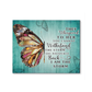 Butterfly She Whispered Back - I Am The Storm Art Poster (Art Wall Canvas Framed Poster, 14x11)