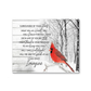 Cardinal I Can Only Imagine Poster Wall Decor (Canvas Framed, 20x16)