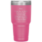 Dad 30oz Tumbler, Dad I Owe You So Much And Love How It's Mutually Understood, Black Insulated Cup Gifts For Father From Daughter Son