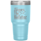 Sweet quote Personalized Fishing Tumbler For Dad The Rodfather Travel Mug Fathers Day Gift from Daughter or Son 30oz Stainless Steel Laser Etched Gifts Birthday, On Christmas Cool Color 1