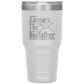 Sweet quote Personalized Fishing Tumbler For Dad The Rodfather Travel Mug Fathers Day Gift from Daughter or Son 30oz Stainless Steel Laser Etched Gifts Birthday, On Christmas Cool Color 1