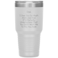 Dad 30oz Tumbler, Dad I Owe You So Much And Love How It's Mutually Understood, Black Insulated Cup Gifts For Father From Daughter Son