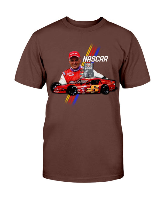 Mike Stefanik Racing X6 Former NASCAR champion Vintage 1996 T-shirt Black Men