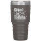 Hubert the Rodfather Sweet quote Personalized Fishing Tumbler For Dad The Rodfather Travel Mug Fathers Day Gift from Daughter or Son 30oz Stainless Steel Laser Etched Gifts Birthday, On Christmas Cool Color 1 ASIN: B08FDJQGZ8